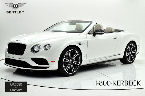 Used Used 2016 Bentley Continental GT V8 S Convertible for sale $159,000 at Rolls-Royce Motor Cars Philadelphia in Palmyra NJ